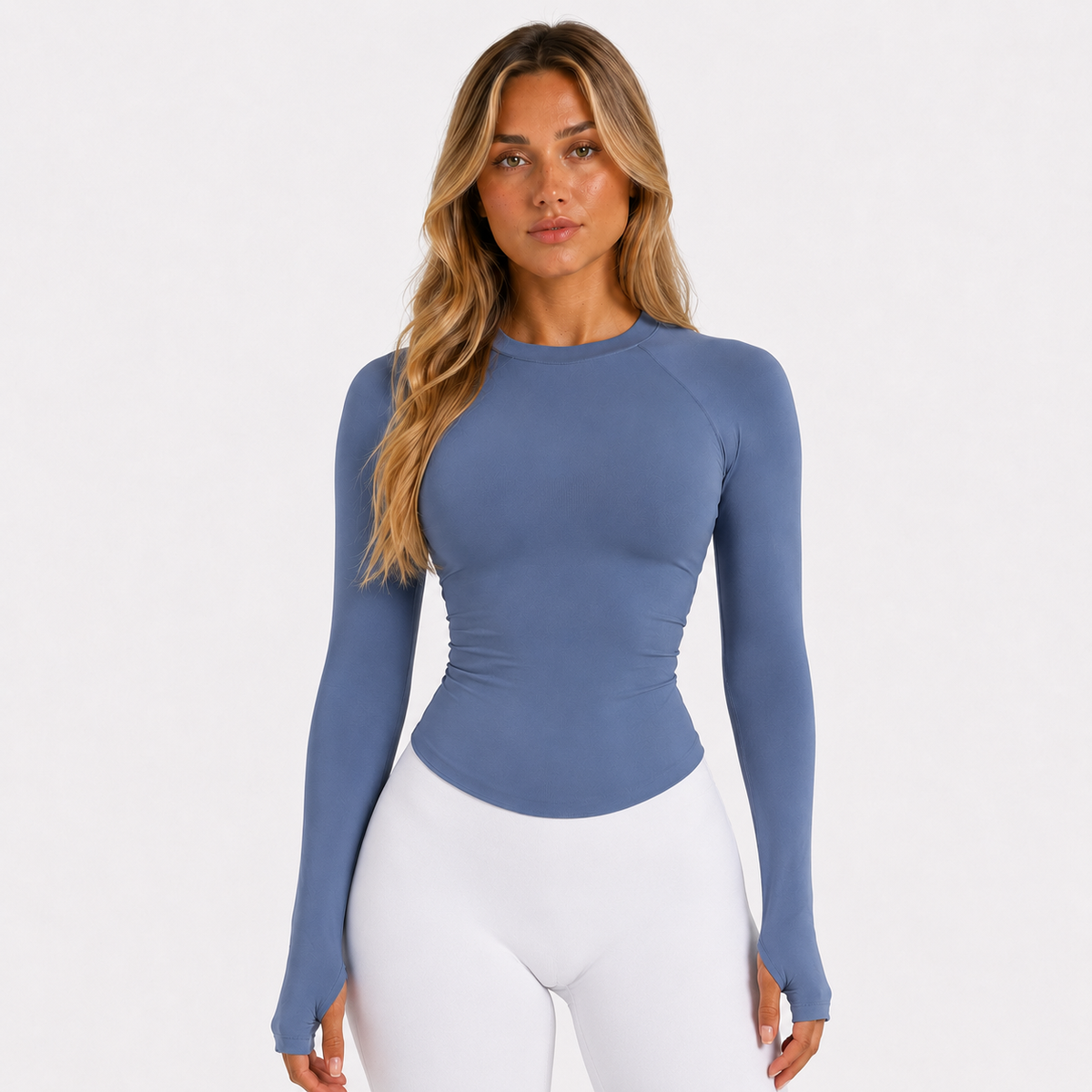 Long Sleeve - GRAY BLUE