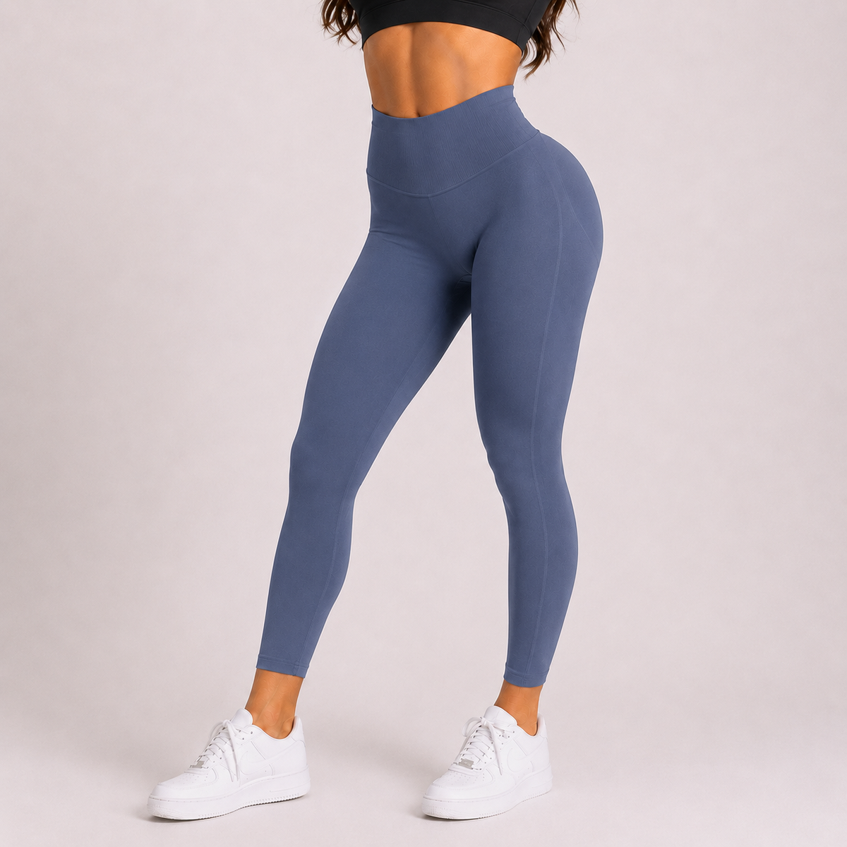 Leggings Deportivos - GRAY BLUE