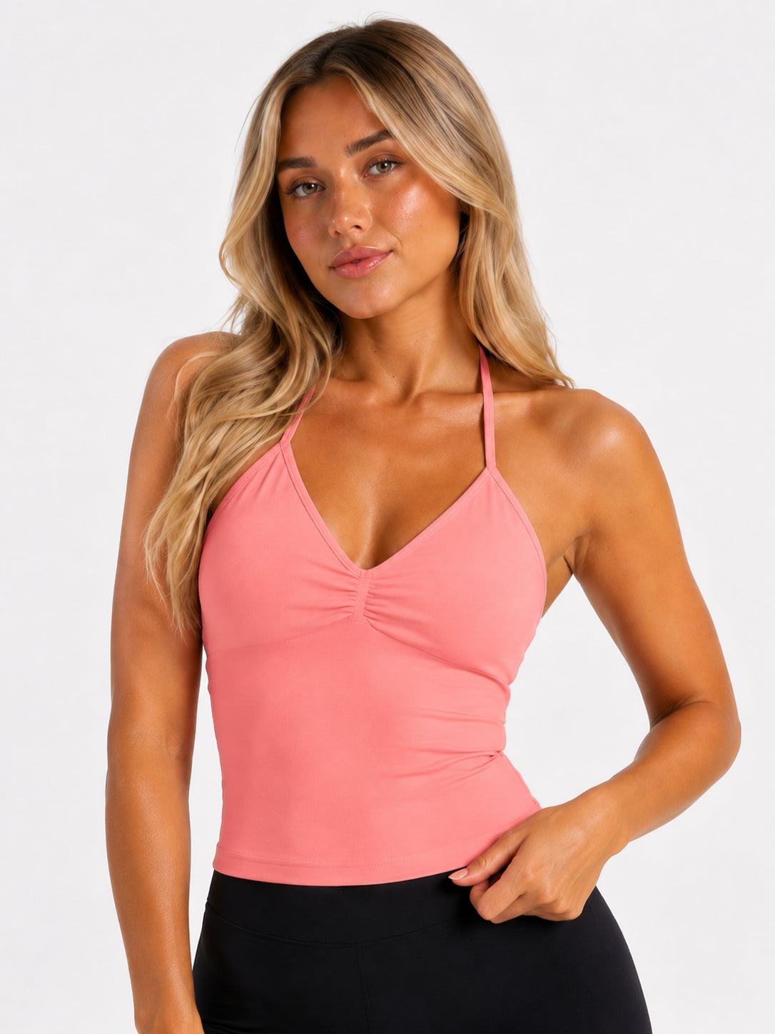Top Corto - CORAL PINK