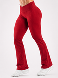 Flare Leggings - SCARLET