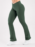 Flare Leggings - OLIVE GREEN